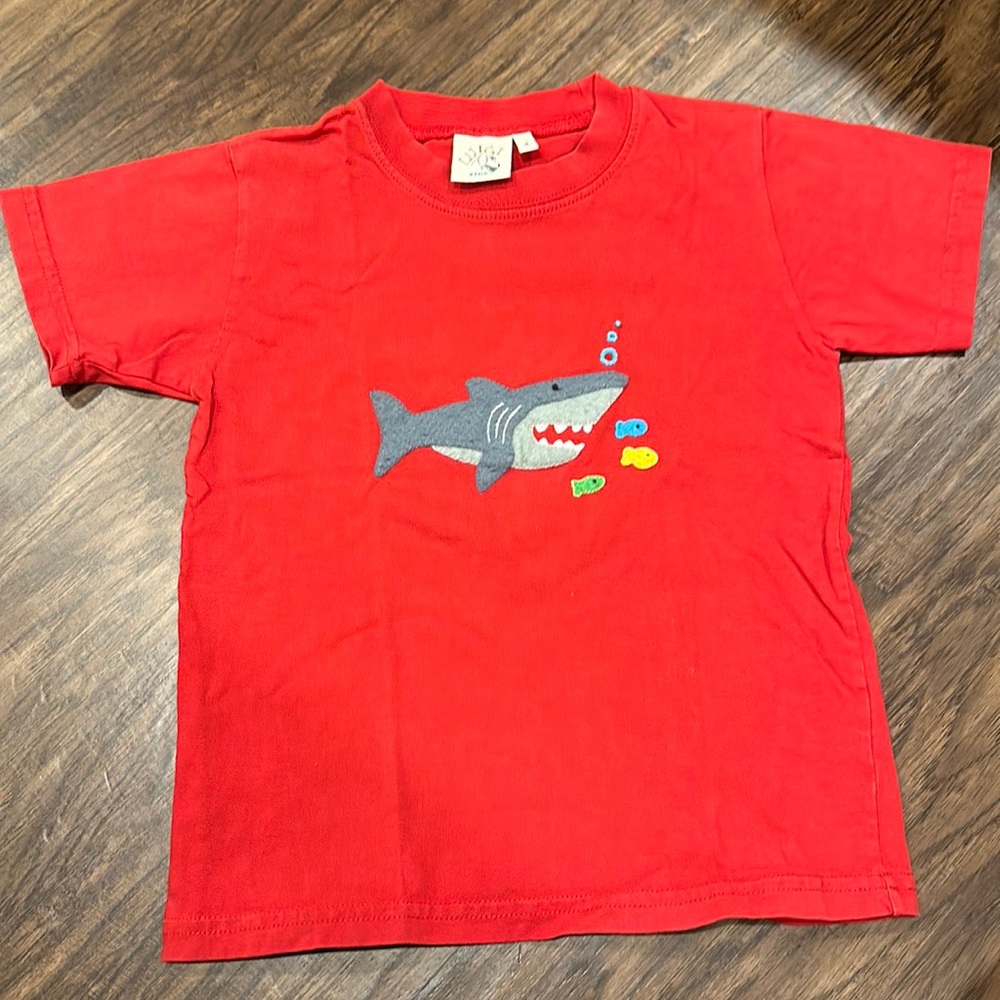 Toddler Boys Luigi Kids Shark Appliquéd Tee